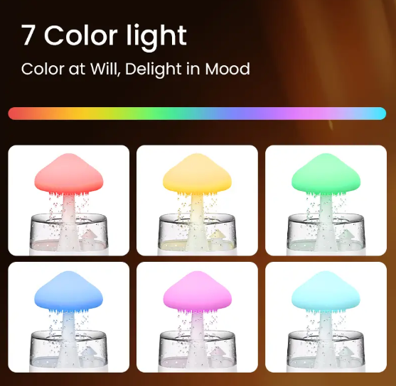 Rain Drop Humidifier+6 Essential Oils